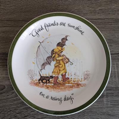 LOT 97K: Vintage Holly Hobby Plates & Maude Humphrey Bogart's Spring Time Gathering