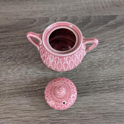 LOT 99K: Vintage Mojillica Child Tea Set & Porcelain Pierced Edge Plates
