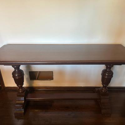 LOT 126D: Antique Console Table Circa 1920s