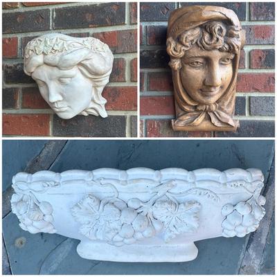 LOT 127A: Vintage Signed Demeter Wall Planter & More Wall Planters
