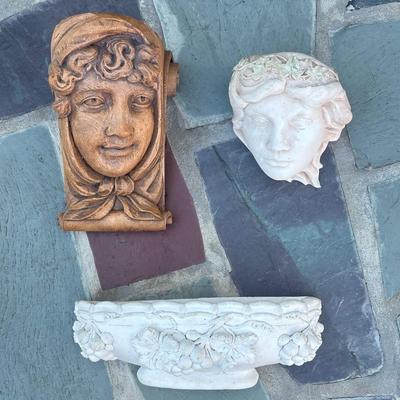 LOT 127A: Vintage Signed Demeter Wall Planter & More Wall Planters