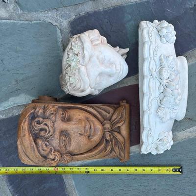 LOT 127A: Vintage Signed Demeter Wall Planter & More Wall Planters