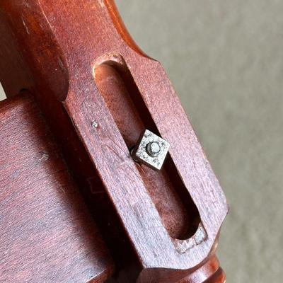 LOT 128L: Vintage MCM Doll High Chair, Brass American Girl Doll Bed & Children’s Bed Frame