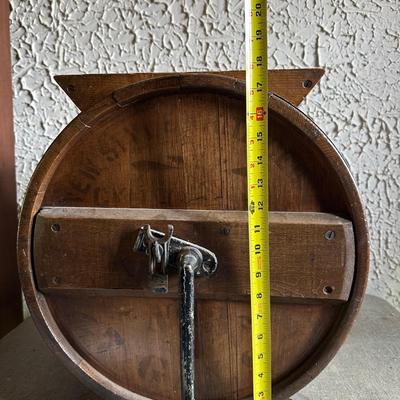 LOT 130F: Antique Late 19th Century Wooden Butter Churn