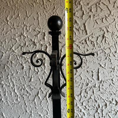 LOT 132F: Vintage Wrought Iron Fireplace Tools