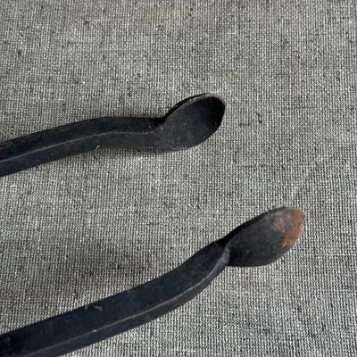 LOT 132F: Vintage Wrought Iron Fireplace Tools