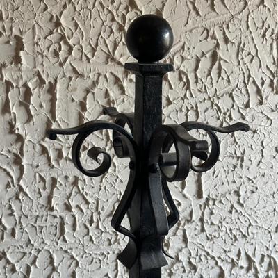LOT 132F: Vintage Wrought Iron Fireplace Tools