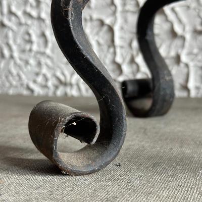 LOT 132F: Vintage Wrought Iron Fireplace Tools
