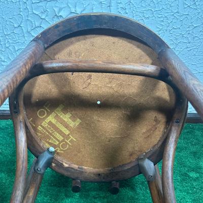 LOT 140F: Set Of 4 Early 20th Century Bentwood Chairs