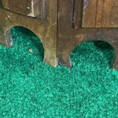 LOT 141F:Antique Early 20th Century Hand Craved Wooden Chair Made In Spain