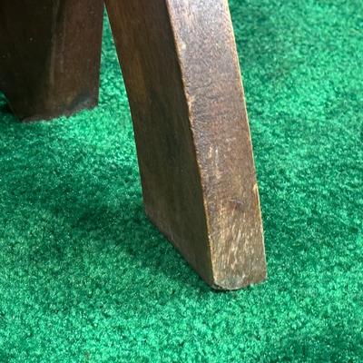 LOT 141F:Antique Early 20th Century Hand Craved Wooden Chair Made In Spain