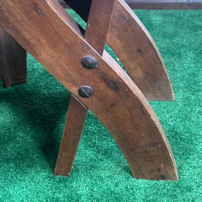 LOT 141F:Antique Early 20th Century Hand Craved Wooden Chair Made In Spain