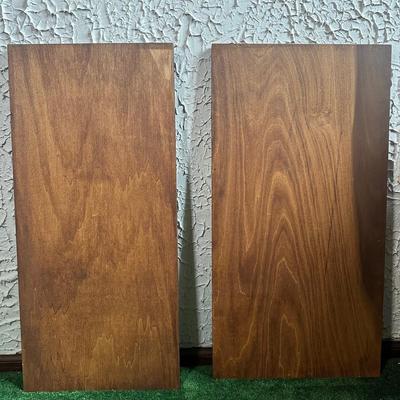 LOT 143F: Two MCM Walnut Bookshelves
