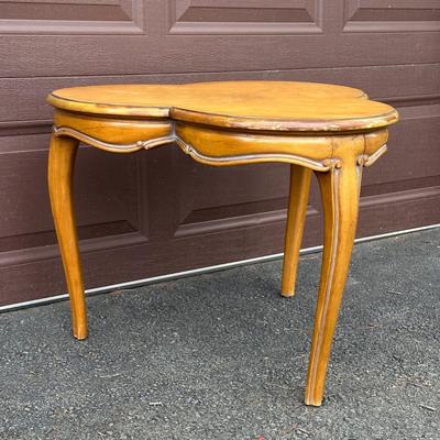 LOT 149G: Vintage Clover Wooden Side Table