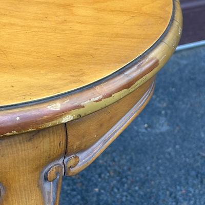 LOT 149G: Vintage Clover Wooden Side Table