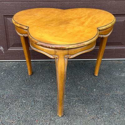 LOT 149G: Vintage Clover Wooden Side Table