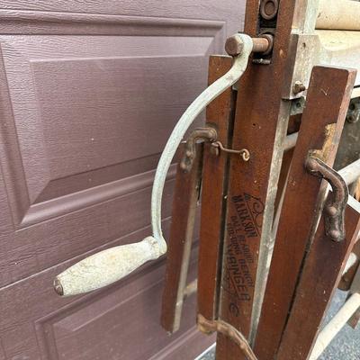 LOT 151G: Antique Markson Wringer Washstand & Dubl Handi Washboard