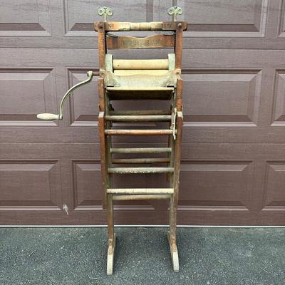 LOT 151G: Antique Markson Wringer Washstand & Dubl Handi Washboard