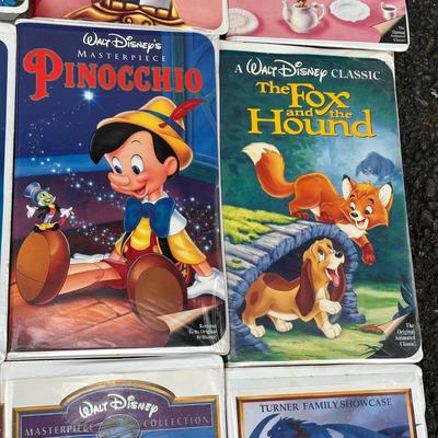 LOT 152G: Collection Of Disney Posters, VHS, DVDs & More