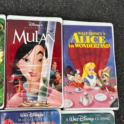 LOT 152G: Collection Of Disney Posters, VHS, DVDs & More