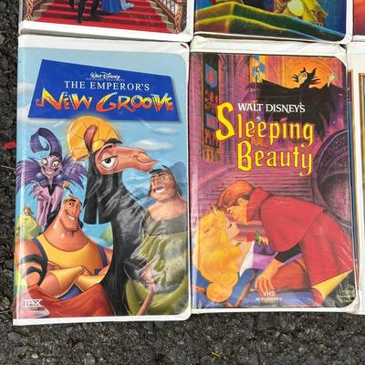 LOT 152G: Collection Of Disney Posters, VHS, DVDs & More