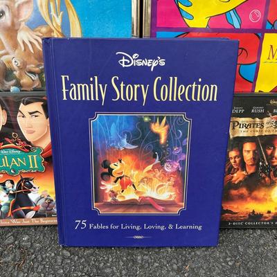 LOT 152G: Collection Of Disney Posters, VHS, DVDs & More
