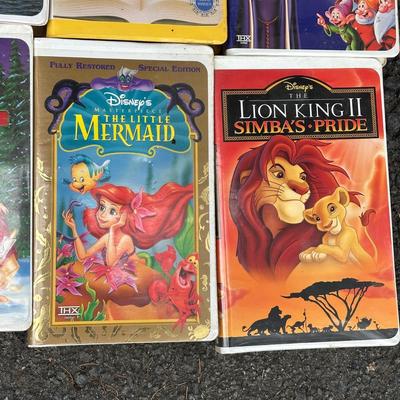 LOT 152G: Collection Of Disney Posters, VHS, DVDs & More