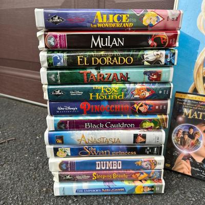 LOT 152G: Collection Of Disney Posters, VHS, DVDs & More