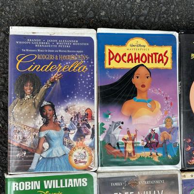 LOT 152G: Collection Of Disney Posters, VHS, DVDs & More