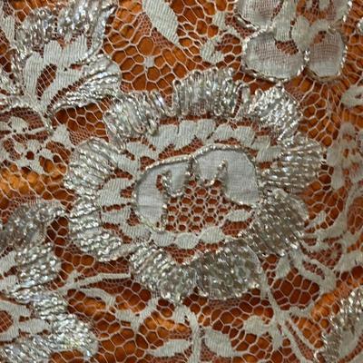 LOT 155L: Vintage Lilya Nicis New York Mod 1960s Lace Dress w/ Sparkly Vintage Heels