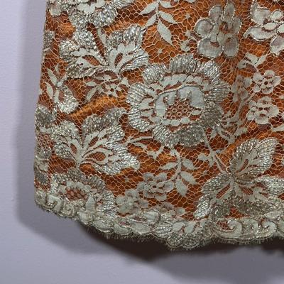 LOT 155L: Vintage Lilya Nicis New York Mod 1960s Lace Dress w/ Sparkly Vintage Heels