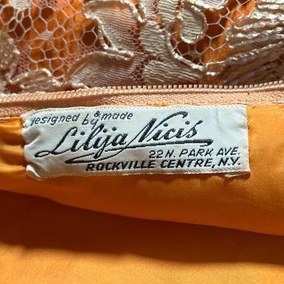 LOT 155L: Vintage Lilya Nicis New York Mod 1960s Lace Dress w/ Sparkly Vintage Heels
