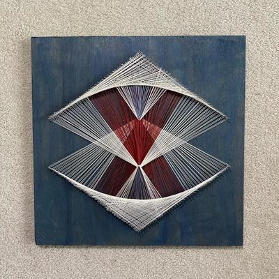 LOT 157L: String Art Wall Decor