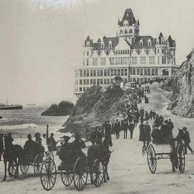 LOT 159L: Black & White Framed Photographs