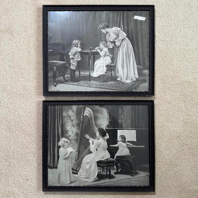 LOT 160F: “The First Attempt” & “Rehearsal” Framed Prints
