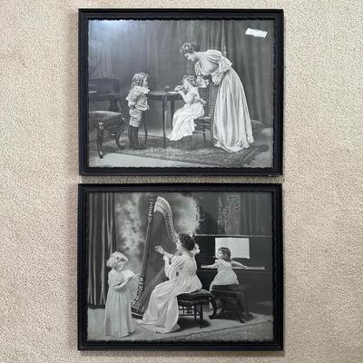LOT 160F: “The First Attempt” & “Rehearsal” Framed Prints