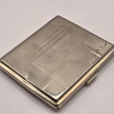 LOT 161K: Vintage Dresden German Cigarette Cases from 1920s-1940s/ Made of Nickel- Plated Steel Also Known as German Silver