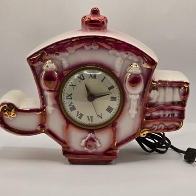 LOT 165F: Vintage MCM Sessions Electric Ceramic Clock