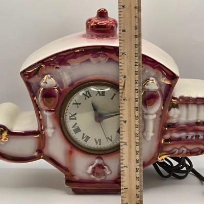 LOT 165F: Vintage MCM Sessions Electric Ceramic Clock