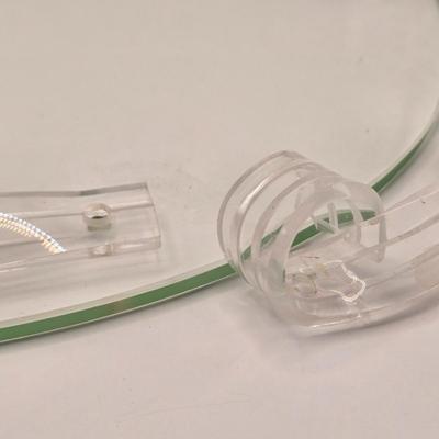 LOT 166F: Art Deco Glass Tray w/Lucite Handles, Sweeter Than the Rose Print in Ornate Frame, Porcelain & China Dishes & Bud...