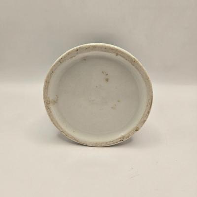 LOT 166F: Art Deco Glass Tray w/Lucite Handles, Sweeter Than the Rose Print in Ornate Frame, Porcelain & China Dishes & Bud...