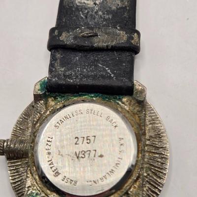 LOT 170F: Genevex Quartz Watch w/ Leather Band & Silver Tone & Crystal Face, Adrienne Couture Watch, Nolan Miller Opaque Faced...