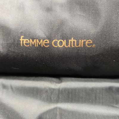 LOT 171F: Fringed Ladies' Scarf, Femme Couture Handbag w/Gold-tone Chain & Faux Snake Skin Trim, Kathy Van Zeeland Clutch Bag,...