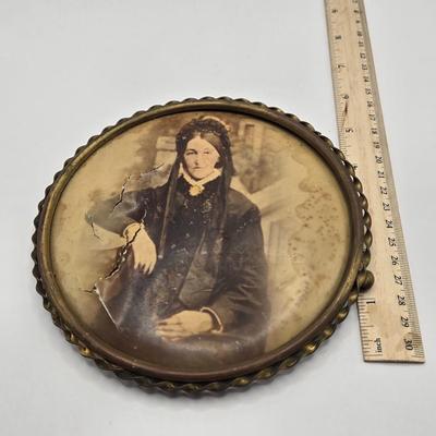 LOT 178F: Two European Prints in Round Frames/ One Signed Smeele WAAG ENKHUIZEN, Multiple Victorian Portrait Prints, & The Ruins of...