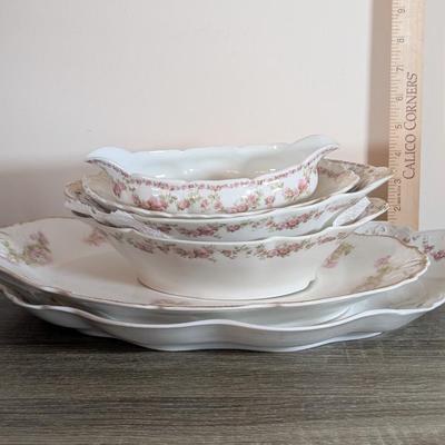 LOT 182K: Antique/Vintage Mixed China Old Abbey Limoges, Rosenthal, Theodore Haviland & Johnson Brothers