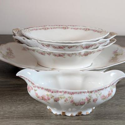 LOT 182K: Antique/Vintage Mixed China Old Abbey Limoges, Rosenthal, Theodore Haviland & Johnson Brothers