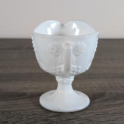 LOT 185K: Vintage Westmoreland Milk Glass Ring & Petal Fruit Bowl, Anchor Hocking Vases, Bowls, Dishes & Juice Glasses