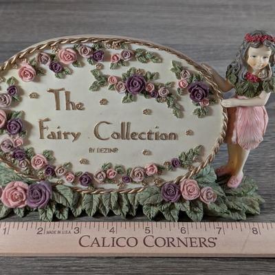 LOT 186K: The Fairy Collection By Denzine, Includes Rare Sign Banner, Picture Frames, Trinket Boxes & A Huge Variety Of Enchanted...