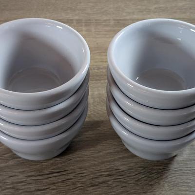 LOT 187K: Vintage 1950's Diner/Restaurant Platinum Blue Buffalo China Lune