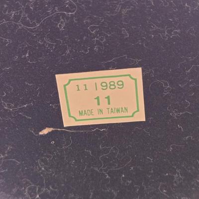 LOT 202D: Antique / Vintage Victorian Decor Collection: Signed Wooden Box, A Victor & Co Pin Cushion, Cherub Photo Frame & More